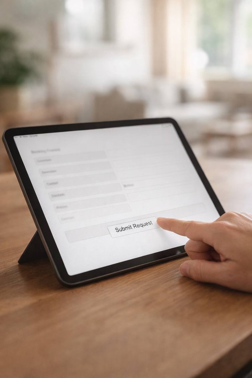  Submit Cleaning request